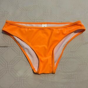 Boutique Neon Orange Bikini Swim Bottom - S